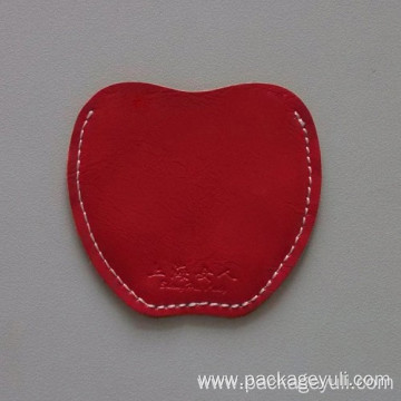 Custom leather pouch bag logo printing